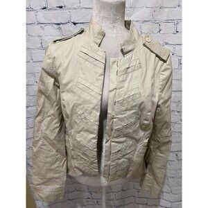 BCBGeneration Khaki Utility Jacket Cotton Women Size Medium